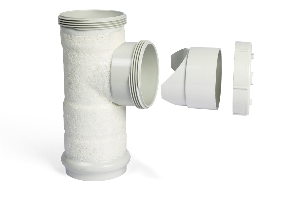 100 DWV INS/OPENING FF CW 1XRRJ - FIBREGLASSED