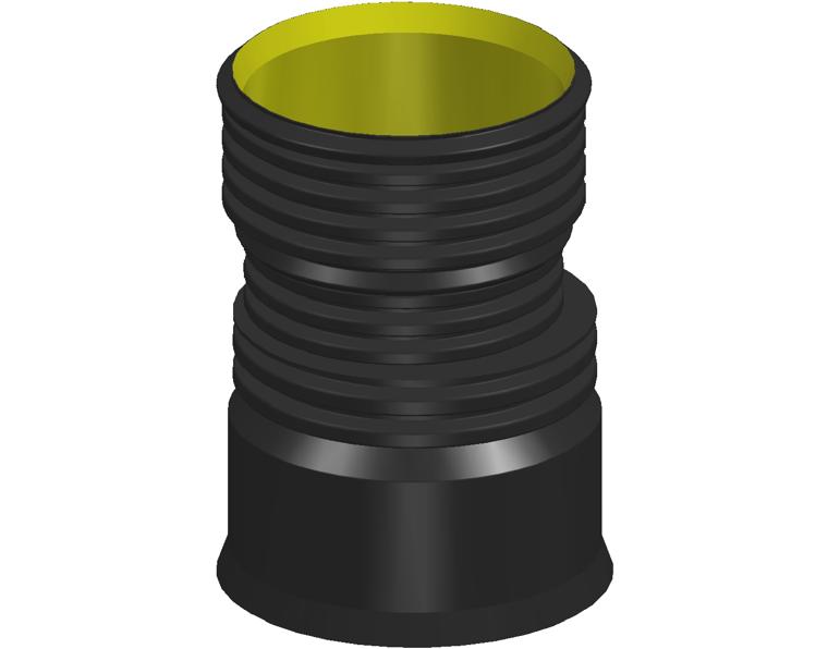 DN600 x dn525BlackMax® Level Invert Taper (LIT) FF RRJ  (PP Fab)
