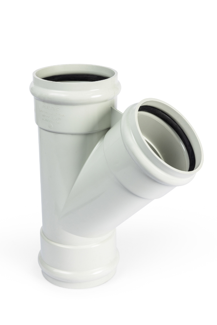 DN150 X 45D HD SN8 DWV PVC-U Junction FF x3 RRJ