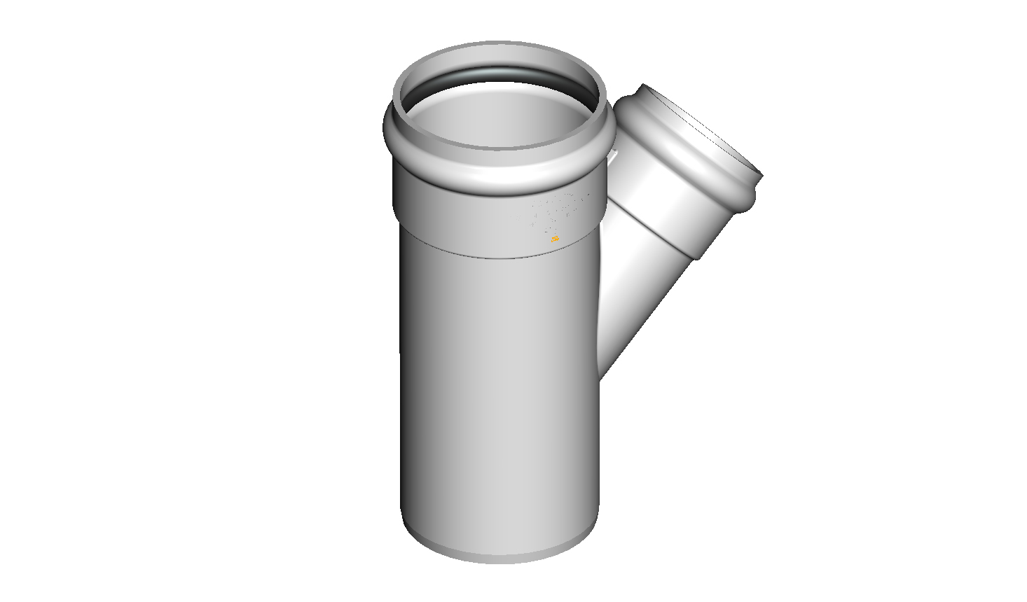 DN150 X 100 X45D HD SN8 DWV PVC-U Junction MF x2 RRJ