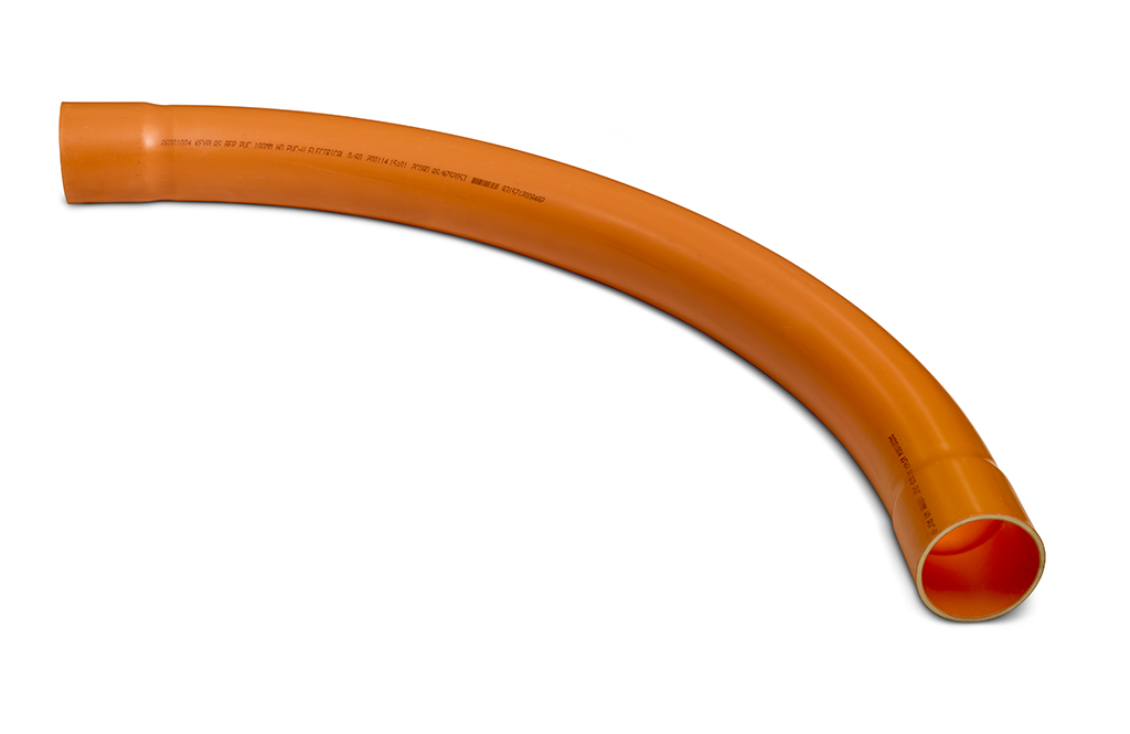 150X90D HD COND BEND FF ORG ELEC 0.9M NOM RAD