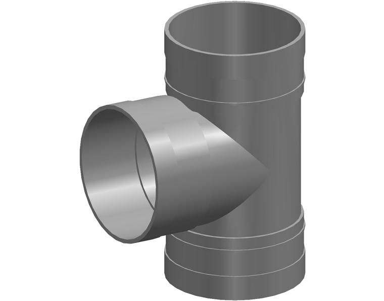 DN75 x 87D Rainwater PVC-U  Junction FF SWJ