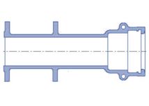 150 X 600 DI THRU CON S2SOC/FL NC PN16 GRIPTITE CWTHRUSTFL