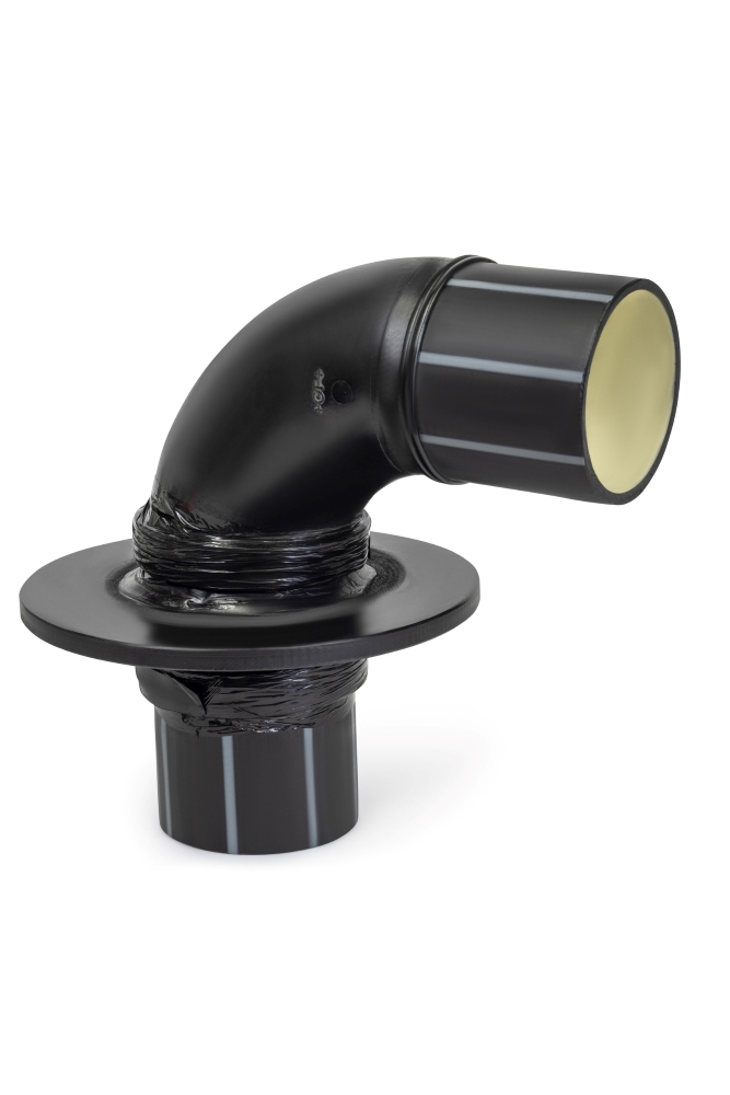 160X90D SEWERPLEX BEND PE100 EXT B/DROP CW HYDRO