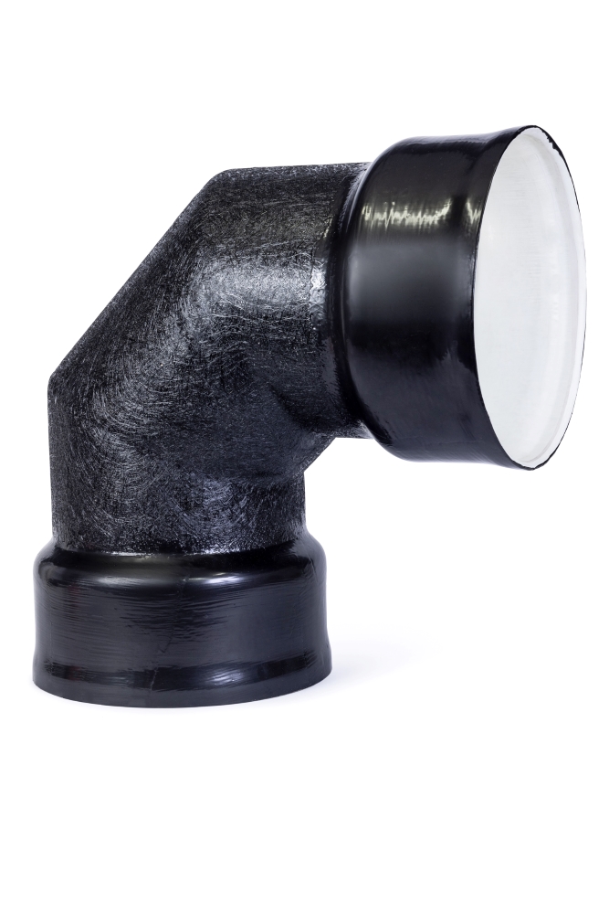 DN300 x 90° BlackMax® Bend FF RRJ (PVC Fab)