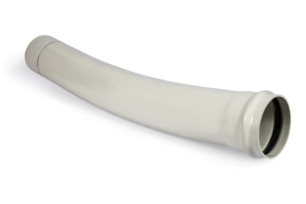 DN150 x 25D SN8 DWV PVC-U Bend 3M Radius MF RRJ