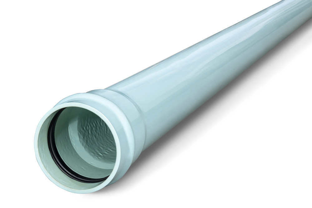 DN225 x 6m PN16 Blue Rhino Series 2 PVC-M Pipe Rieber RRJ