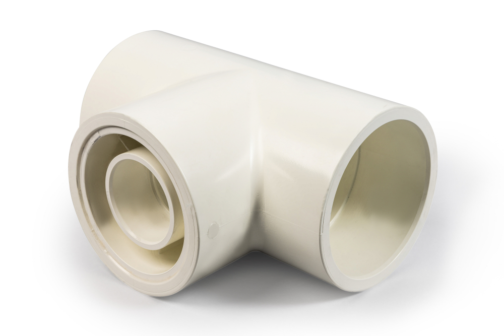 100X50 PN18 PRESS TEE FFF RED CAT19