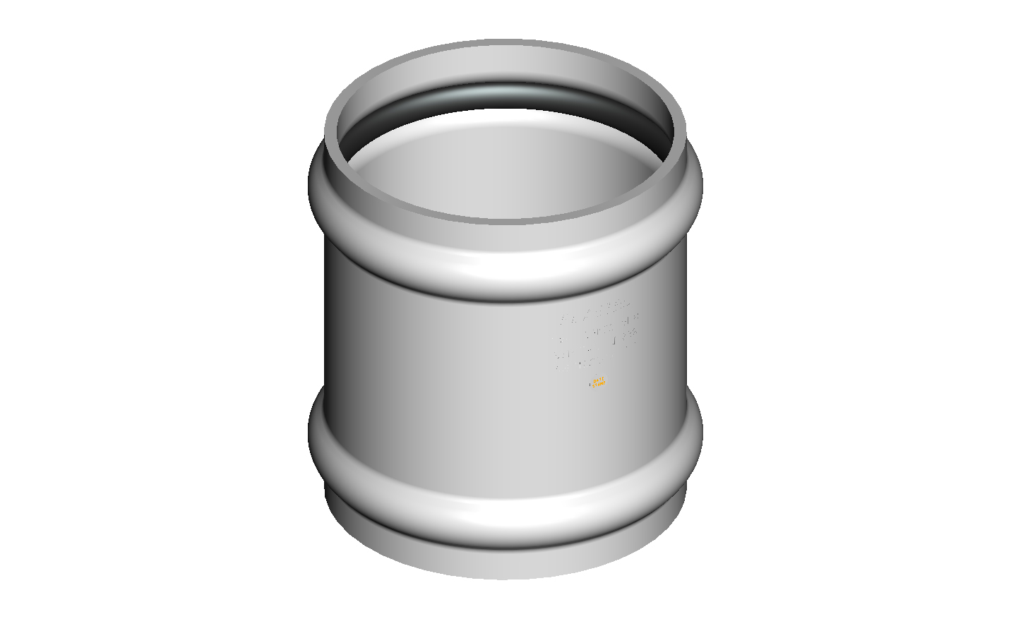 DN150 HD SN8 DWV PVC-U Coupling x2 RRJ