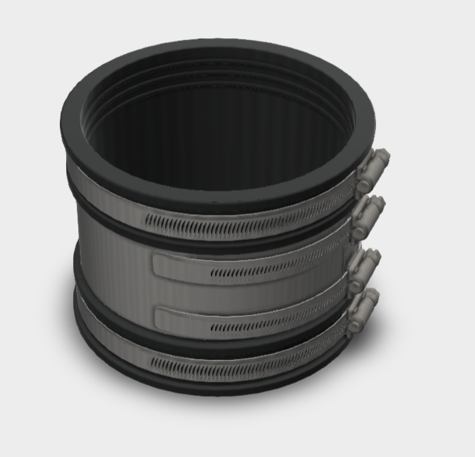 122-137mmFlexseal Coupling| Applicable to size range 122-137mm OD