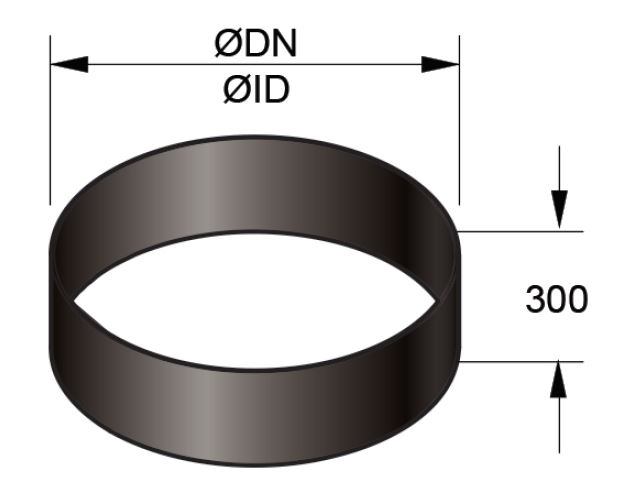 Ezipit PE Shroud 600 - DN800 x 0.30 m