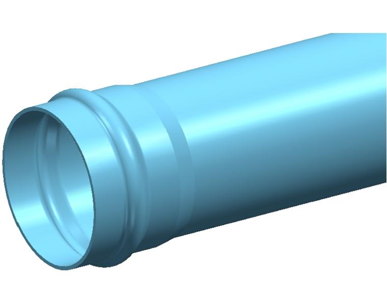 DN300 x 6m PN9 Blue Rhino  Series 2 PVC-M Pipe Reiber RRJ