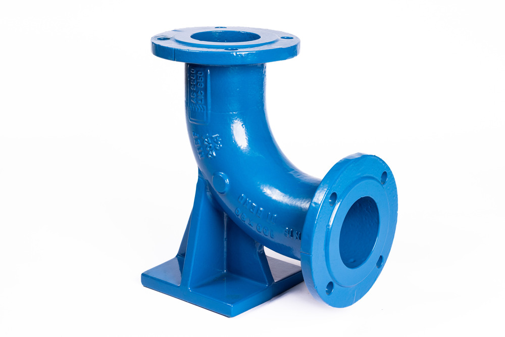 150X90 DI BEND FL DUCKFOOT NC PN16