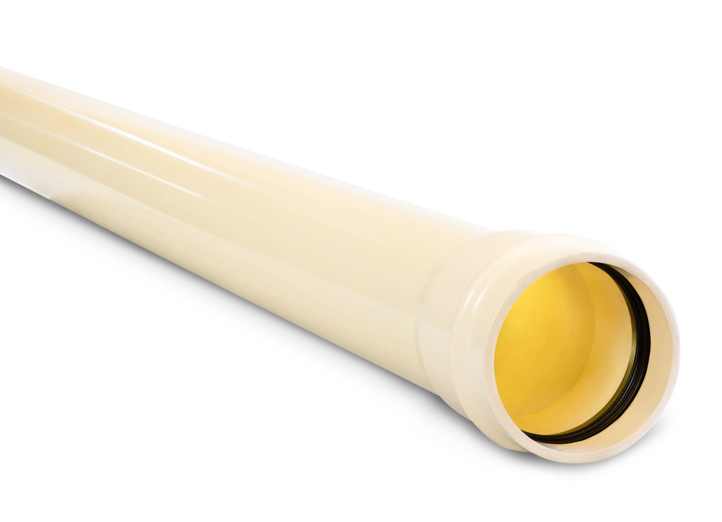 DN300 x 6m PN16 Apollo Cream Series 2 PVC-O Pipe Rieber RRJ