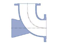 100X90 DI BEND FL PEDESTAL NC PN16 PEDESTAL