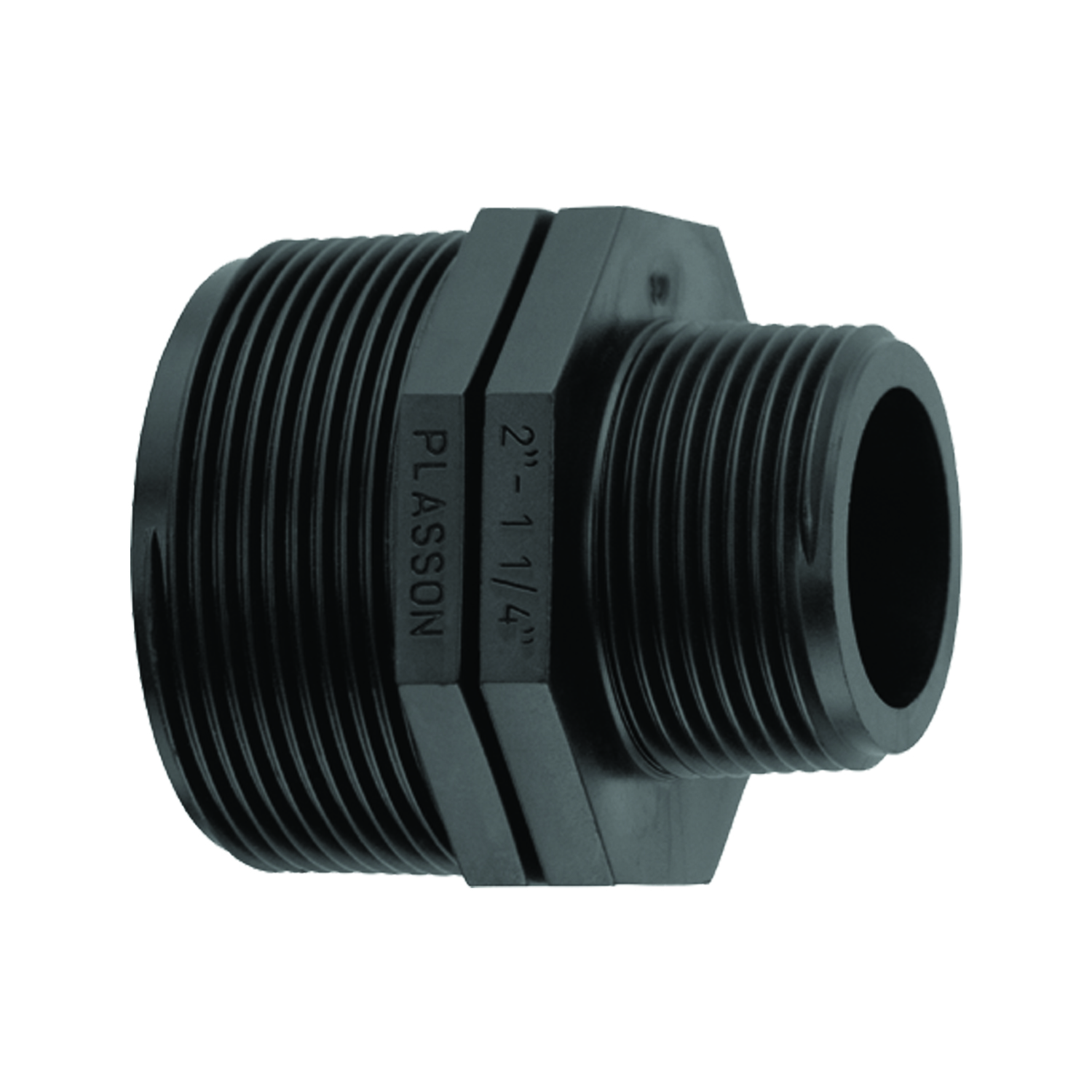 2.00INX1.25IN Plasson Threaded Reducing Nipple MI-MI
