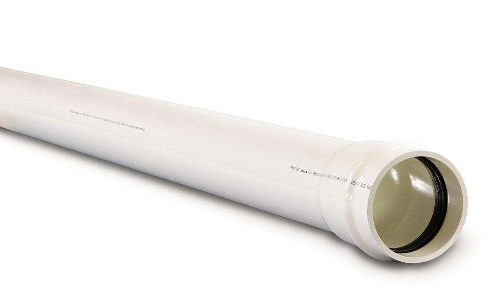 150 PN12 PRESS S1 PIPE RRJ X3M UPVC-C/W RIEBER RING
