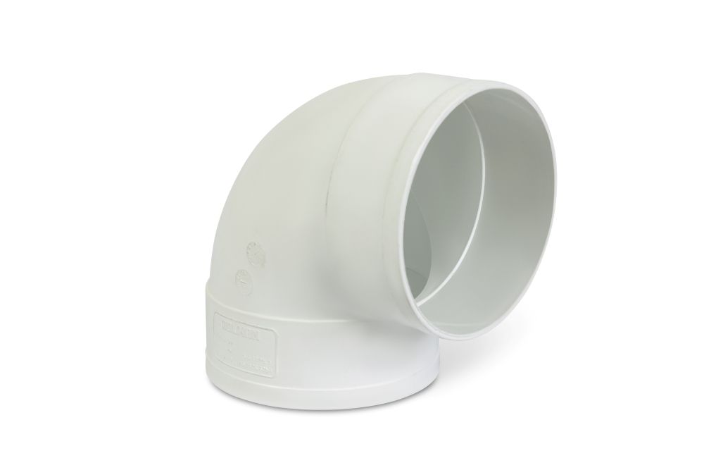 DN75 x 90D Stormwater PVC-U Bend FF SWJ