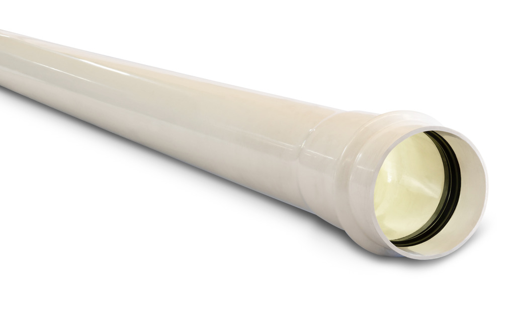 250 PN6 PRESS S1 PIPE RRJ X6M UPVC-CW RIEBER RING