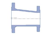 100X80 DI TAPER ECC FL NC PN16