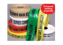 100mm x 250m Roll of Lilac Detectable Marker Tape for Recycled Water Applications (Printed Message: Recycled Water Main Below)