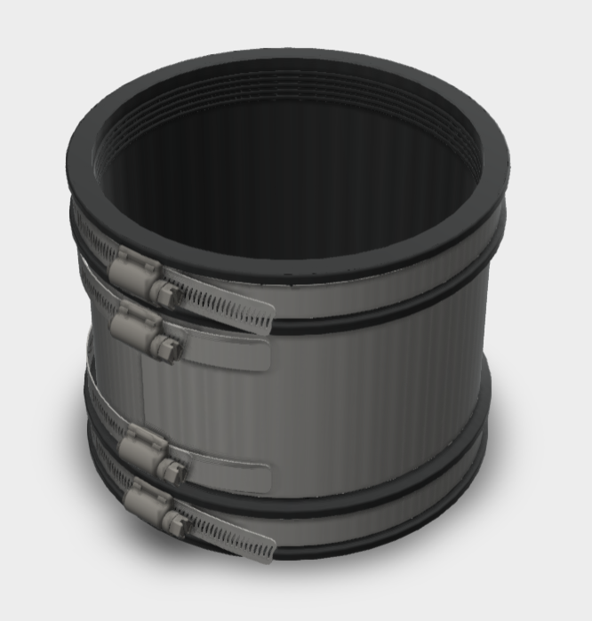125-150mmFlexseal Coupling| Applicable to size range 125-150mm OD