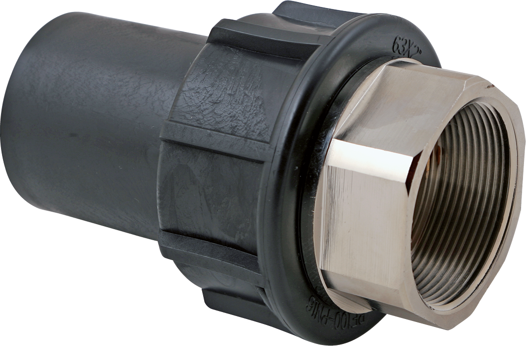 63X2.00IN PE-SS FI BSP PE100 SDR11 SUIT E/F FITTING