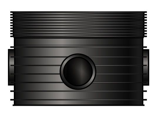 EZIpit®1000 (PP) Base x 45° Wye x DN225 DWV RRJ