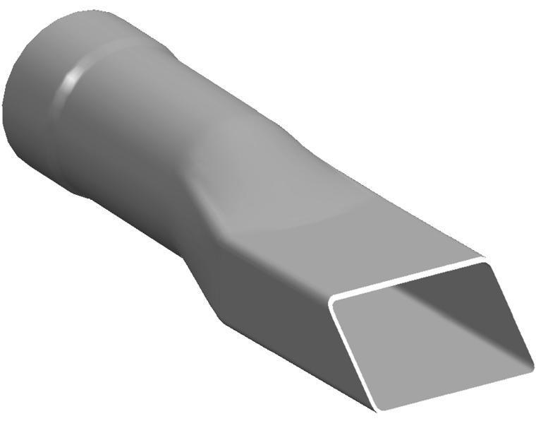 DN90 Stormwater PVC-U Sloped Kerb Adaptor SWJ