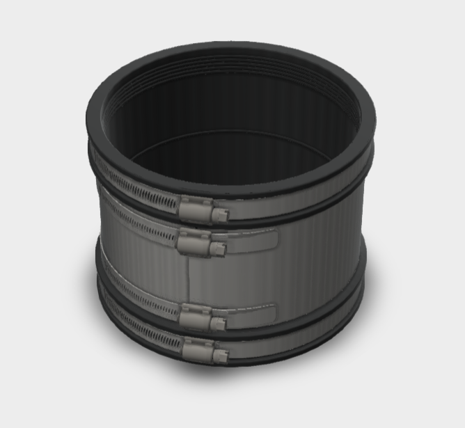 140-165mm Flexseal Coupling| Applicable to size range 140-165mm  OD