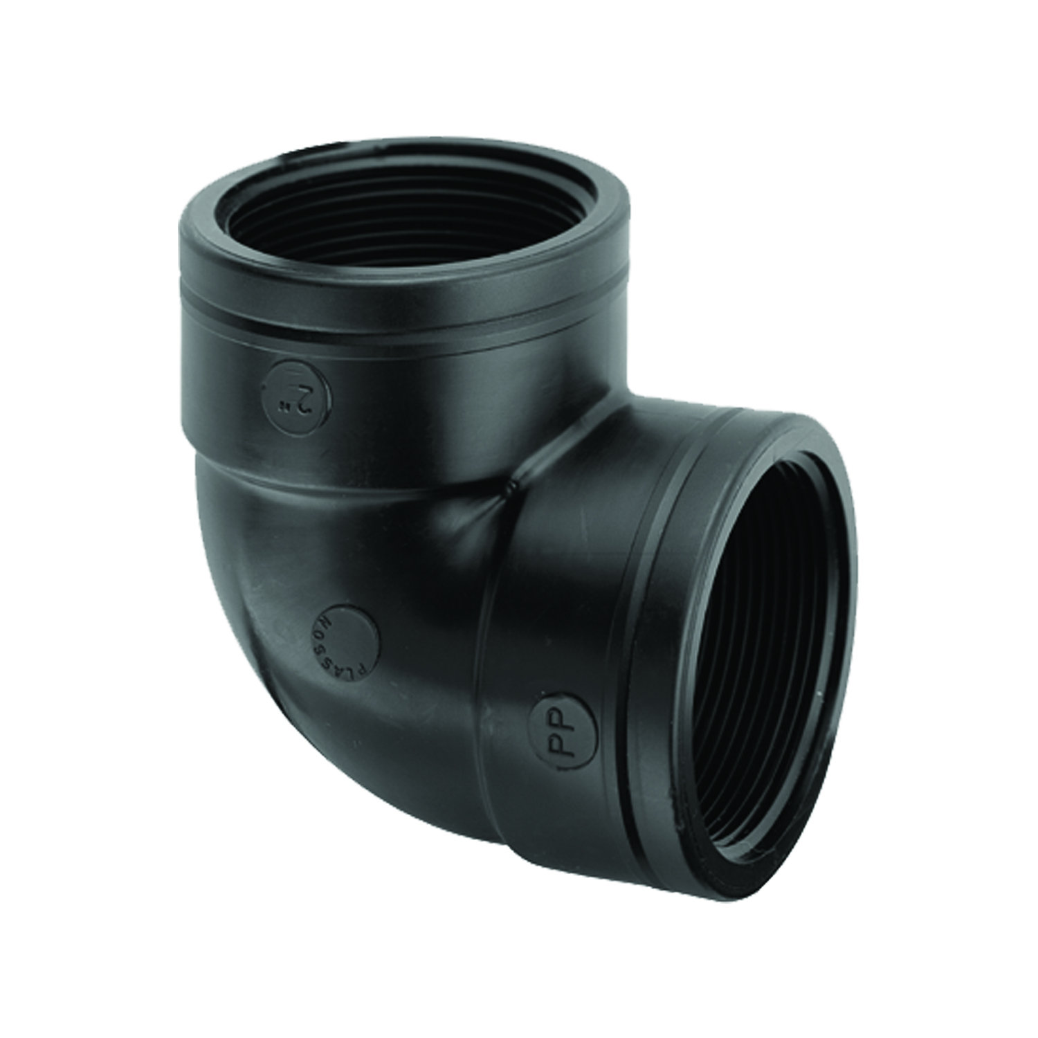 Plasson Threaded Elbow - FI-FI - 0.50 Inch