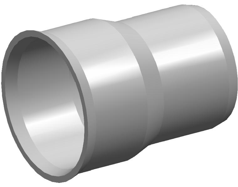 DN225 BlackMax® Drainage Pipe Adaptor FM RRJ x DWV SP (PVC Fab)