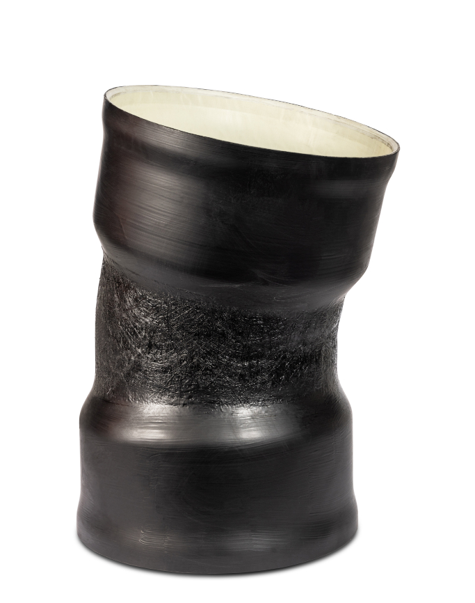 DN375 x 15° BlackMax® Bend FF RRJ (PVC Fab)