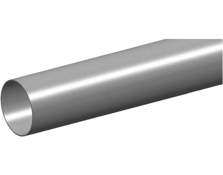 DN75 x 3m Rainwater PVC-U Downpipe Plain End MM SWJ