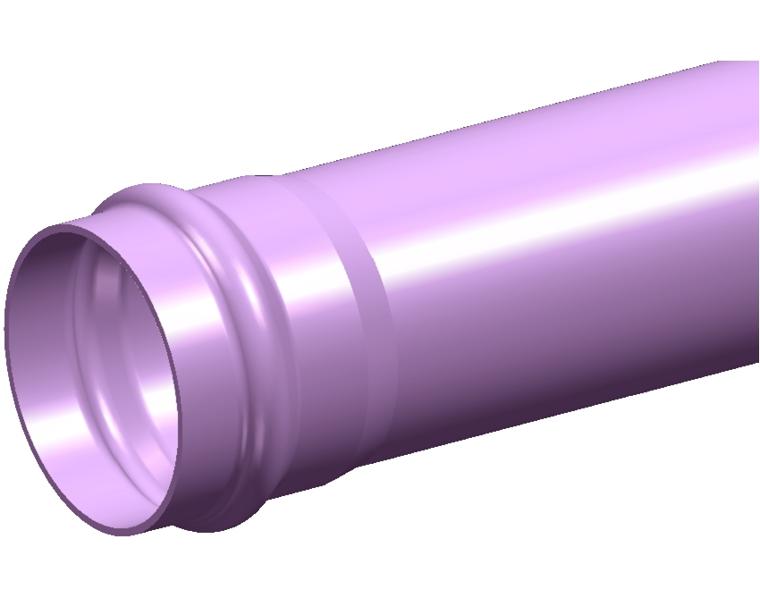 DN250 x 6m PN16 Apollo Purple Series 2 PVC-O Pipe Rieber RRJ