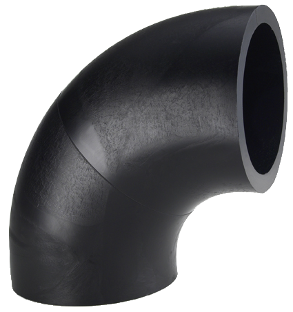 315X90D SDR17 BEND SHRT SPIG PE100 - B/W ONLY