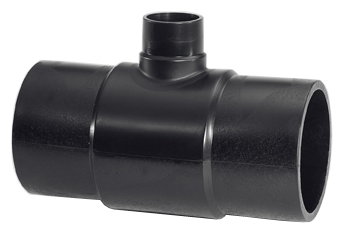 POLYETHYLENE REDUCING TEE JOINT LONG SPIGOT - 280MM X 125MM - SDR11