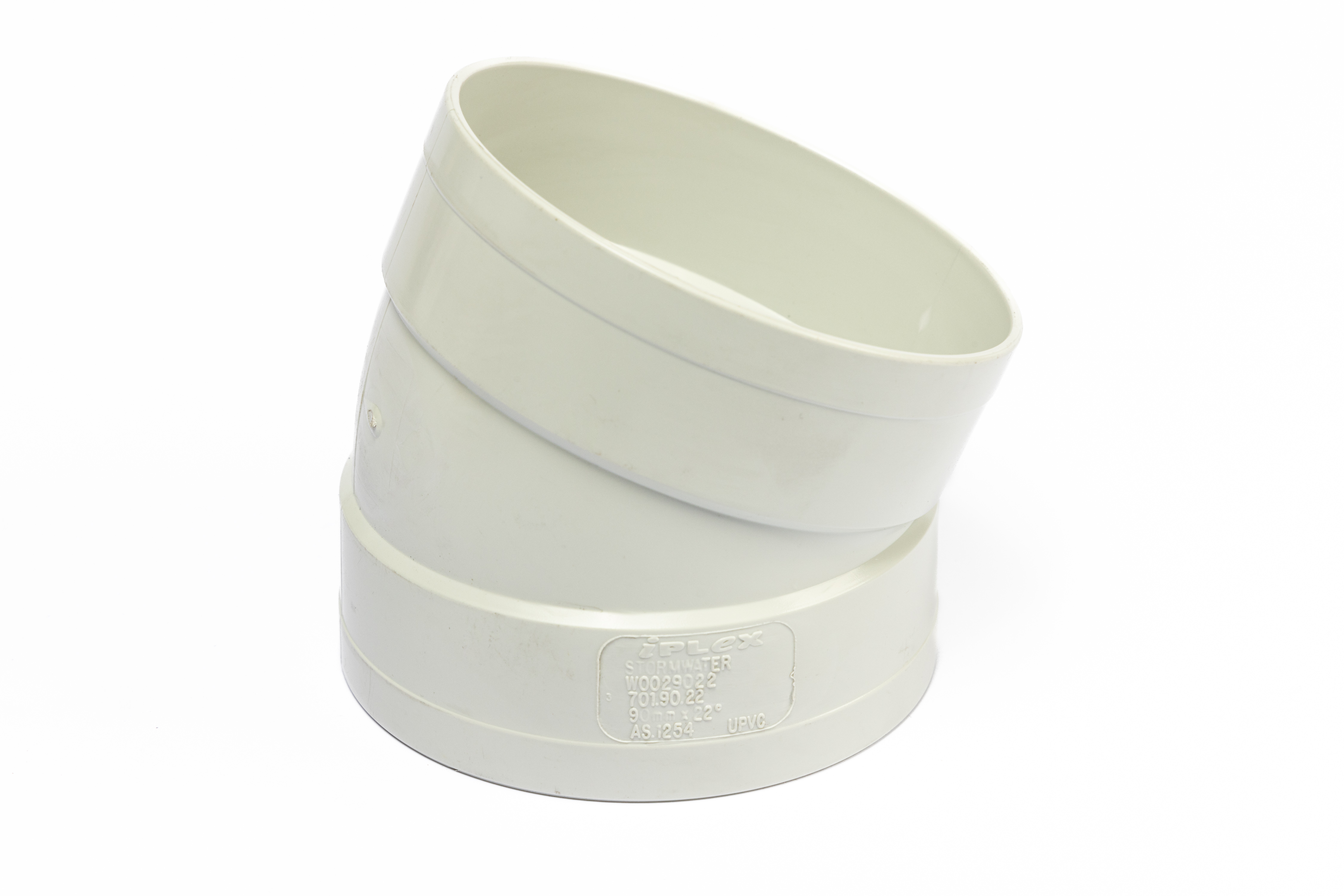 DN90 x 22.5D Stormwater PVC-U Bend FF SWJ