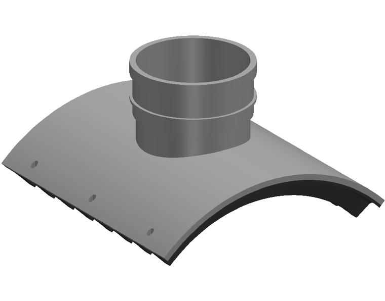 BlackMax® PVC Stormwater Saddle DN300 x DN100 x 90° DWV SWJ
