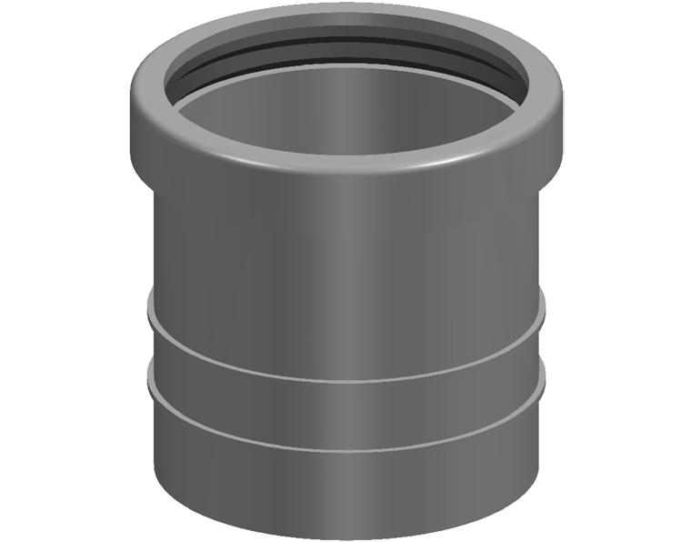 DN150 DWV PVC-U Expansion Coupling FF SWJ