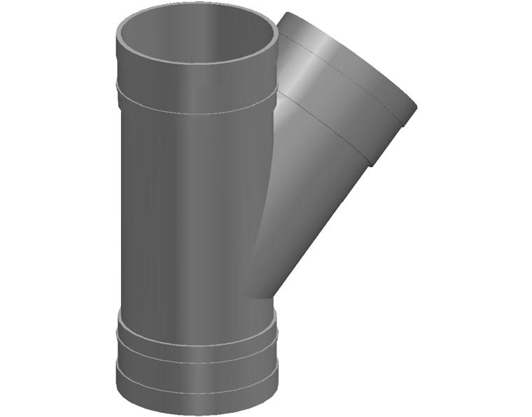 DN75 x 45D Stormwater PVC-Junction FF SWJ