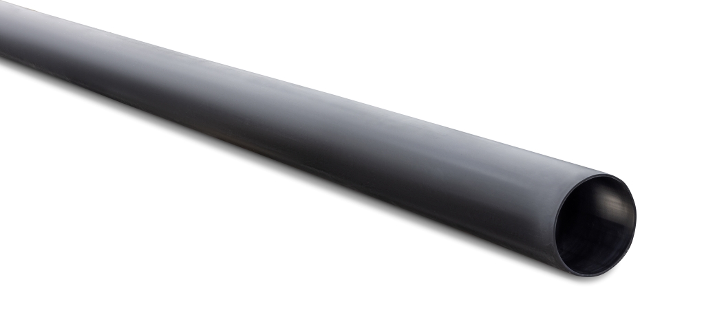 PE100 Polyethylene Pipe Metric DN280 SDR41 x 20 m Black