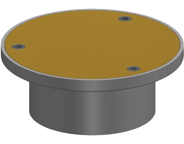 DN150 DWV PVC-U Brass Bolted Trap Screw SWJ