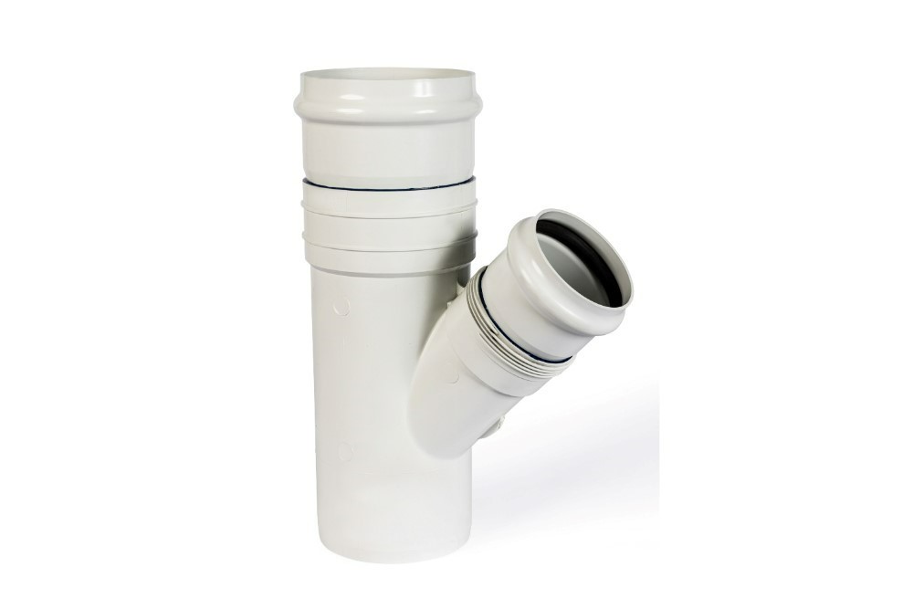 DN300 x DN150 x 45D DWV PVC-U Reducing Junction MF RRJ