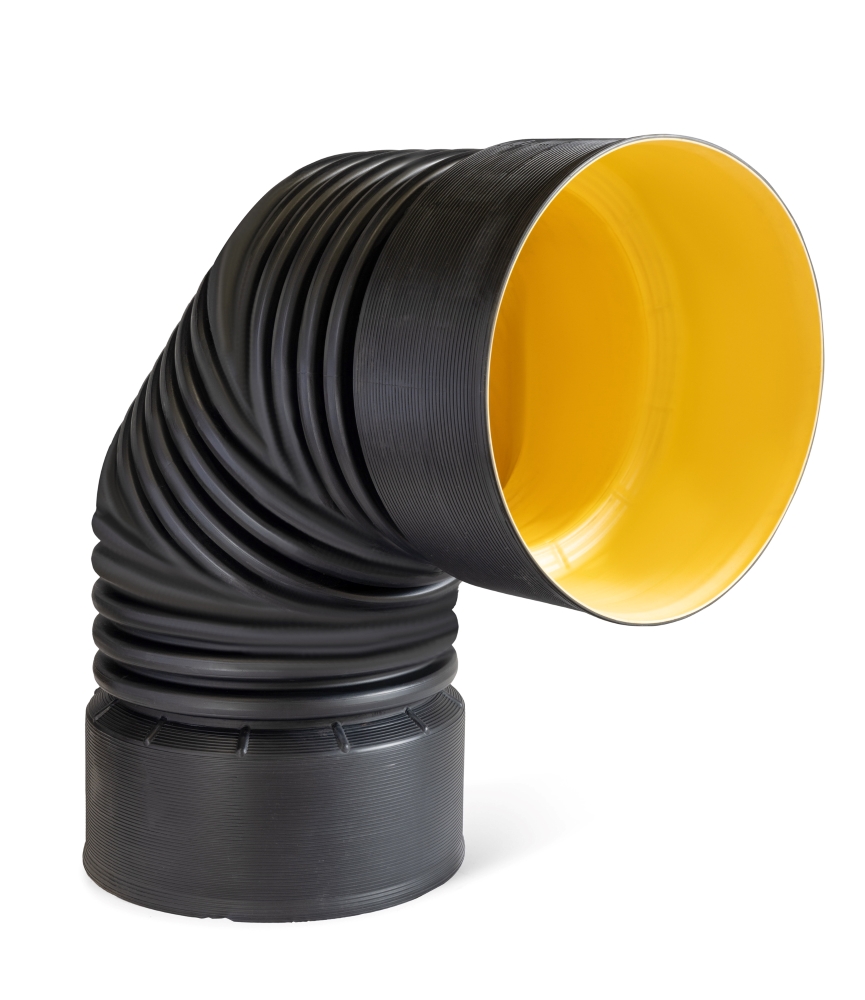 DN600 x 90° BlackMax® Bend FF RRJ (PP Fab)