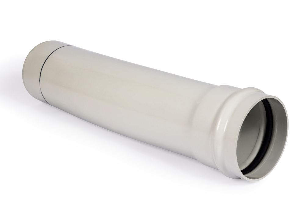 DN150 x 7.5D SN8 DWV PVC-U Bend 3M Radius MF RRJ