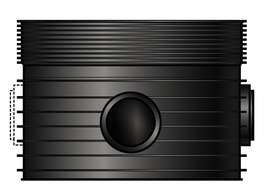 EZIpit®1000 (PP) Base Tee x DN300 DWV RRJ