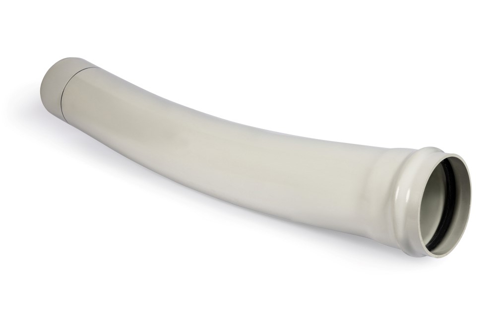 DN150 x 30D SN8 DWV PVC-U Bend 3M Radius MF RRJ