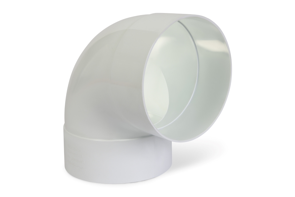 DN150 x 90D Stormwater PVC-U Bend FF SWJ