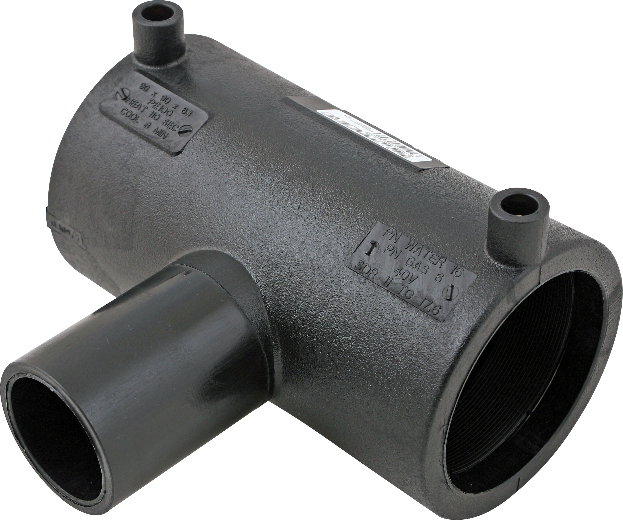 225X110 E/F SDR11 RED TEE ELECTROFUSION